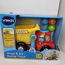 VTech Drop &amp; Go Dump Truck Teaches Colors, Numbers, Sounds &amp; Phrases Brand New - £18.26 GBP