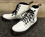 Dr Doc Martens Luana White Combat Boots Womens Size 8 L Air Wair #AW004 - £38.66 GBP