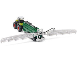 Claas 5000 Xerion Tractor Green Black w Vacuum Tanker 1/87 HO Diecast Mo... - £33.73 GBP