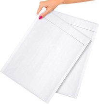10 White Kraft Bubble Padded Envelopes Mailers Self-Sealing 10.5x15 - £15.15 GBP