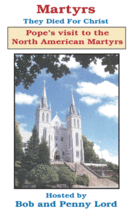 Pope&#39;s Visit-North American Martyrs- DVD, by Bob and Penny Lord, New - £7.87 GBP