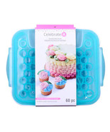 NIB Celebrate It Decorating Tip Set Bakeware 60pc NEW $65 - $14.80