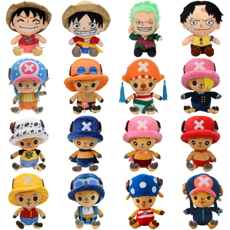 31 Styles One Piece Tony Chopper Monkey D Luffy Ace Plush Anime Roronoa ... - $12.42