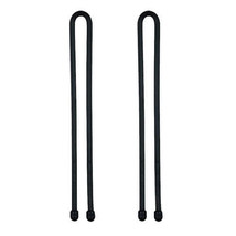 Nite Ize Gear Tie Reusable Rubber Twist Tie 12&quot; (2Pk) - Black - £16.65 GBP