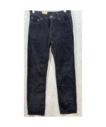 Levi&#39;s Women&#39;s Corduroy Black Pants 29x30 Casual Straight Winter - $18.19