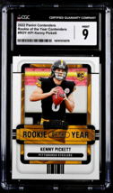 2022 Panini Contenders ROY Contenders Kenny Pickett Rookie RC CGC 9 Mint - £12.64 GBP