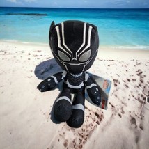 Black Panther Plush doll toy figure Mattel 2021 Marvel Wakanda stuffie c... - $10.84