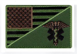 EMT USA Flag Medic EMS Tactical Hook Patch by Miltacusa (P395) - £5.38 GBP