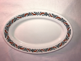 Snellenburg Department Store  10.5 Inch Platter Mint With Floral Border - £11.95 GBP