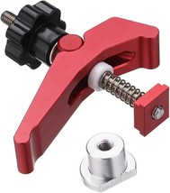 Yb07X Red Quick Acting Hold Down Clamp Aluminum Alloy T-Slot T-Track Cla... - $31.99