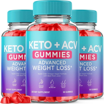 (3 Pack) Keto + ACV Gummies Weight Loss - 180 Gummies - £57.62 GBP