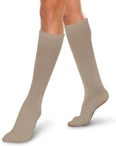 Core-Spun Gradient Compression Support Socks 30-40mmHg (Khaki) Small - $48.50