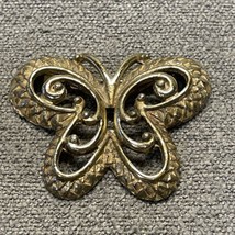 Vintage Unbranded Gold Tone Butterfly Lapel Hat Pin Brooch KG Fashion Je... - $14.85