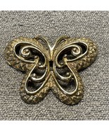 Vintage Unbranded Gold Tone Butterfly Lapel Hat Pin Brooch KG Fashion Je... - $14.85