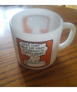 Vintage Federal Coffee Mug Ziggy Dear Lord Help Me Make Through to Break - £14.85 GBP