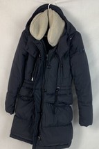 Peuterey Jacket Hooded Goose Down Ski Jacket Coat Black Full Zip Women’s 42 - £71.72 GBP
