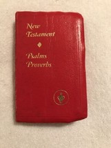 1976 Dark Red Gideon New Testament  GOOD condition  See pics and listing please. - £5.49 GBP