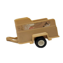 Tootsietoy Vintage Horse Trailer Silver Saddle Horse Ranch Plastic Made in USA - £9.35 GBP
