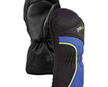 HEAD Junior Black Blue DayGlow Boys Insulated Ski Mittens Winter Gloves NWT - $7.03+