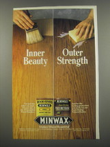 1991 Minwax Wood Finish and Polyurethane Ad - Inner beauty Outer Strength - £14.29 GBP