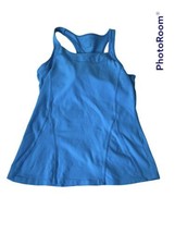 ATHLETA Size XS Blue SWITCHBACK Yoga Racerback Activewear Tank Top Shelf... - £7.47 GBP
