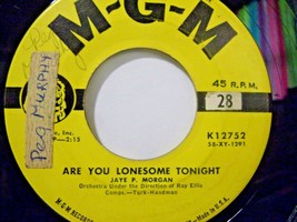 Jaye P. Morgan-Are You Lonesome Tonight / Miss You-45rpm-1959-VG - £2.37 GBP