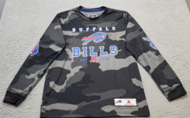 NFL Buffalo Bills Team Apparel T Shirt Football Youth 14-16 Multi Camo Print - $27.80