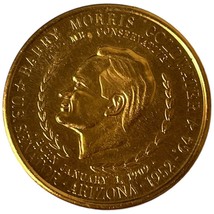 Metal Freedom $1 Dollar Barry Goldwater for President 1964 Coin Gold Ton... - $76.15 MXN