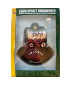 University Of Oklahoma OU Team Spirit Hand-Painted Glass Ornament In Box - £31.00 GBP