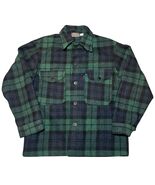 VTG Pendleton Men’s Mackinaw Flannel Jacket M Tartan Plaid 50’s 60’s Boardshirt - $98.95