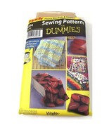 Simplicity 5854 Sewing Patterns For Dummies Fleece Blankets Throws Uncut - $10.88