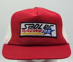 VINTAGE SADLER RACING #95 Snapback Mesh Trucker Hat/Cap, NASCAR ~ NOS - £33.08 GBP
