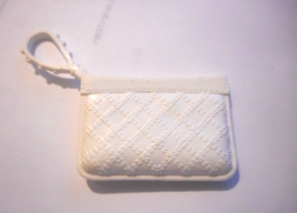 Barbie Mattel Fashion Small White Texture Handbag Clutch Purse Accessory - £6.29 GBP