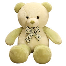 Giant Romantic Green Teddy Bear Big Stuffed Animals Plush Soft Cute Unstuffed Co - £27.40 GBP
