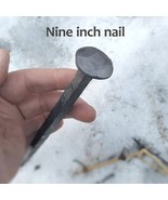 Nine inch nail, hand forged nail, black Iron - $23.15 CAD
