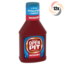 12x Bottles Open Pit Barbecue Sauce Hickory Flavor 18oz ( Fast Shipping! ) - £30.62 GBP