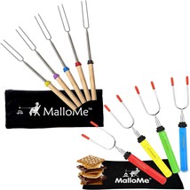 Marshmallow Roasting Sticks Smores Kit Bundle - 32 Inch 5 Pack &amp; 34 Inch 4 Pack  - £25.47 GBP