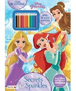Disney Princess Official Activity Book with Mini Pencils 45648 Bendon - $36.89 MXN