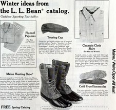 L.L. Bean Winter Clothing 1979 Advertisement Freeport Maine Vintage DWKK5 - $24.99