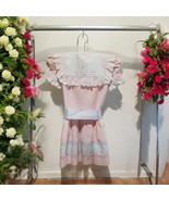 Vintage Handmade Daisy Kingdom Girl’s Size 5? Easter Dress Pink Bunnies ... - $64.35