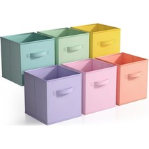 Sorbus 11 Inch Fabric Storage Cubes - Sturdy Collapsible Storage Bins &amp; Handle - - £37.73 GBP