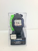 Casio CAS05 Watch Mens Black Illuminator Digital Alarm Time 100m Water Resistant - $14.03