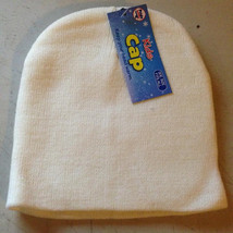Kids Cap One Size Fits All : White - £5.52 GBP