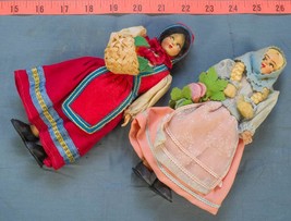 Vintage Lot of 2 Ethnic Doll dq - £57.94 GBP