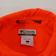 Columbia HM7033 Men's Orange Button-Down Long Sleeve Shirt Size Large image 4