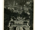 Baden Baden Paradies Germany Postcard 1930&#39;s Emil Hartmann - $11.88
