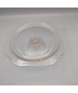 Vintage Indiana Federal Pink Depression Glass &quot;Madrid&quot; Recollection Cake... - $42.99 CAD