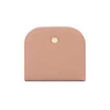 Half-Round Mini Women&#39;s Cute Small Wallet Online Popular Solid Color All-Match C - £16.35 GBP
