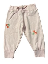 Cozii Baby SweatPants 3M/6M Pink With Cherry Print Soft Cotton Blend NWT - $33.60