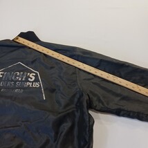 Vintage Hi-Style Athletic Wear FINCH'S BUILDER Men's XL Black Nylon Jacket Coat image 14
